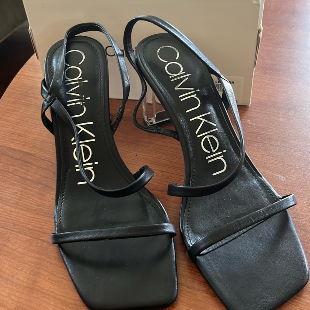 Calvin Klein slip on heel